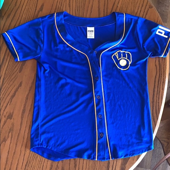 pink brewers jersey